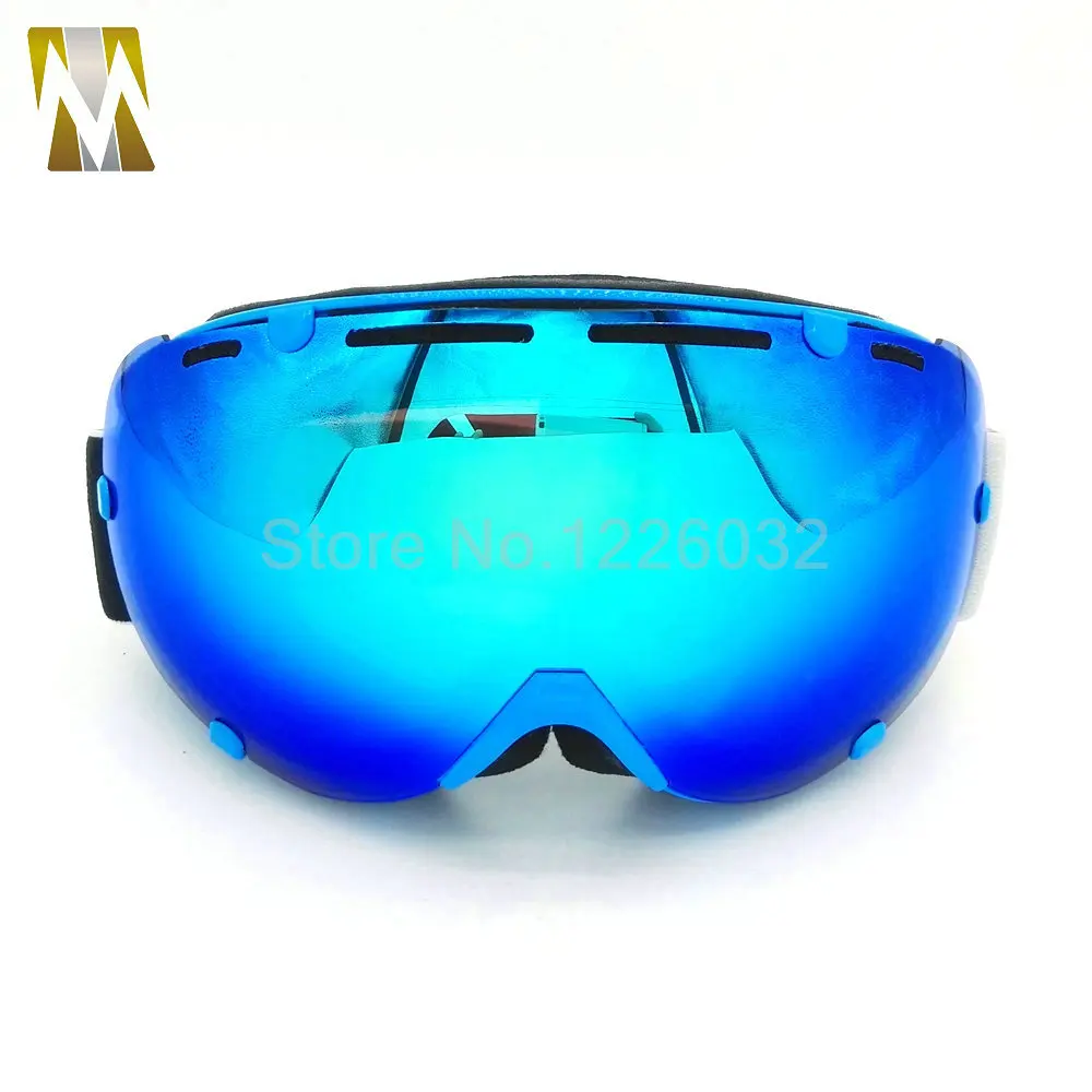 Лыжные очки 5 цветов лыжные очки ветрозащитные очки antiparras motocross lunette de ski homme gafas сноуборд gafas - Цвет: Blue Frame Blue