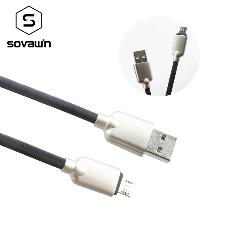 Sovawin Zinc alloy Micro USB Fast Charging Elastic TPE