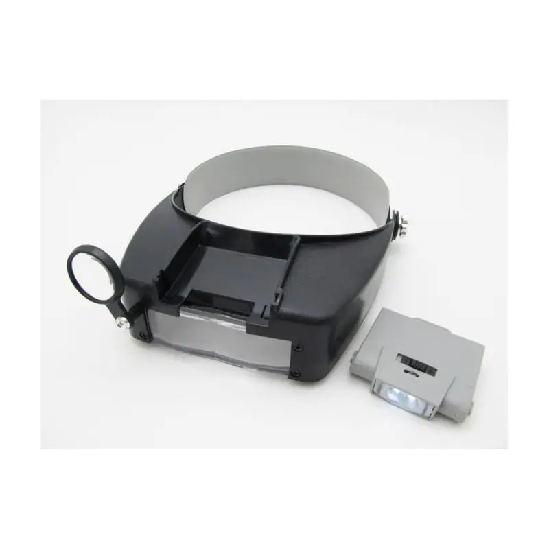 Helmet Magnifying Glass LED Illuminated Watch Repair Loupe Headband Magnifier Helmet Magnifying Glass LED Illuminated Watch Repair Loupe Headband Magnifier