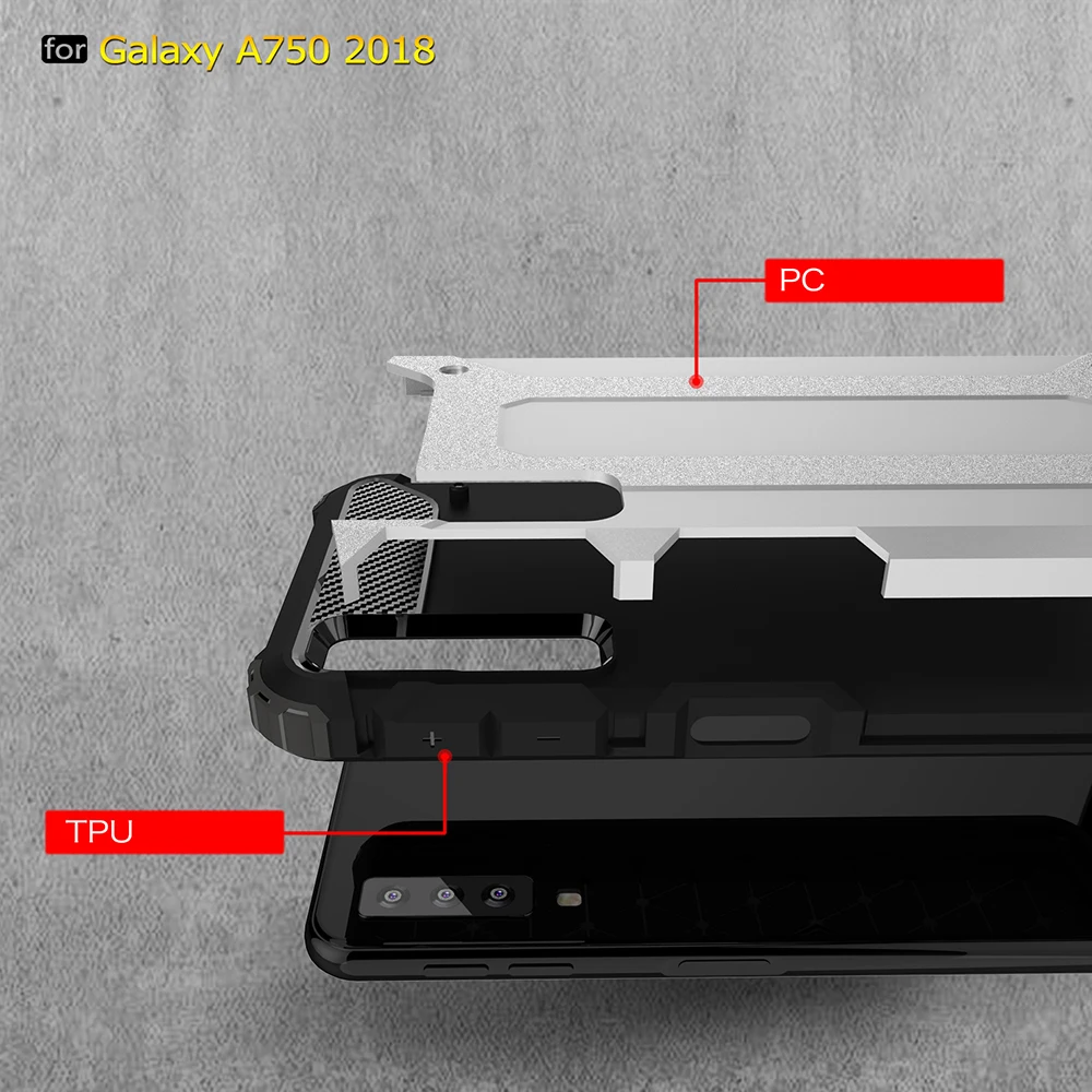 Чехол накладка для Samsung Galaxy A7 2018 чехол SM A750 A750F на заднюю панель с рисунком в виде