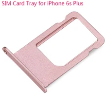 100 Guarantee Original Sim Card Slot Tray Holder Replacement For iPhone 6S Plus 5 5 Inch