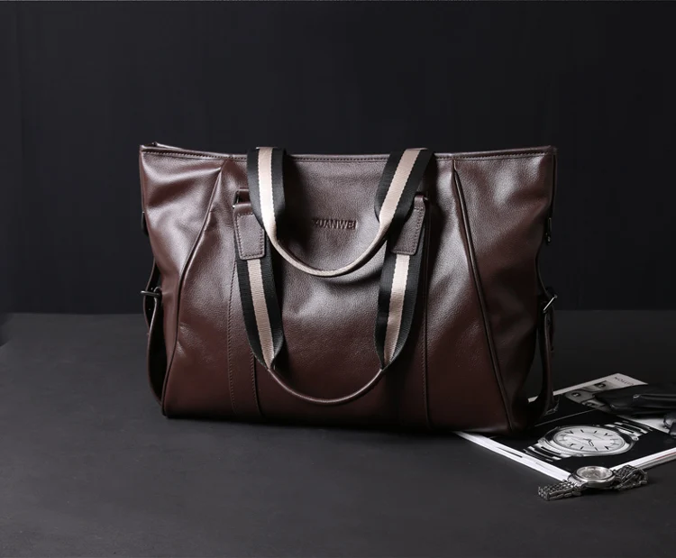 Высококачественный верхний слой из воловьей кожи с натуральным лицевым покрытием, сумки на одно плечо, большие деловые портфели, мягкие сумки и сумки через плечо(XW9006
