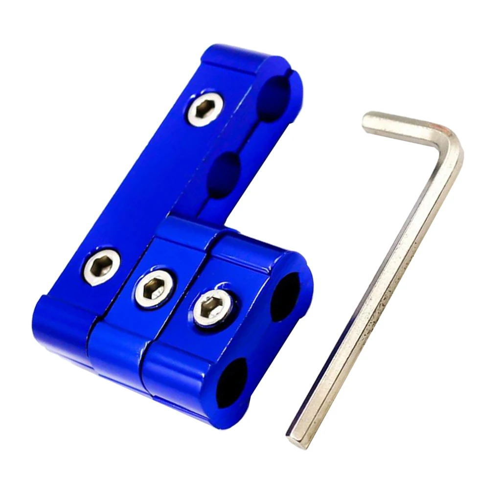 Set of 3 4 Hole Spark Plug Wire Separator Clamps Durable for 8/9/10mm High Quality Aluminum
