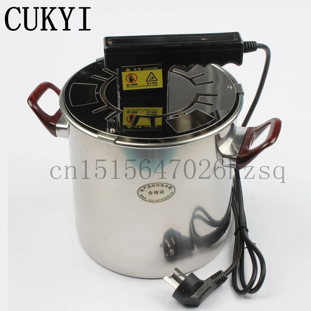 CUKYI Electric grill indoor outdoor rotating bbq grill stainless steel