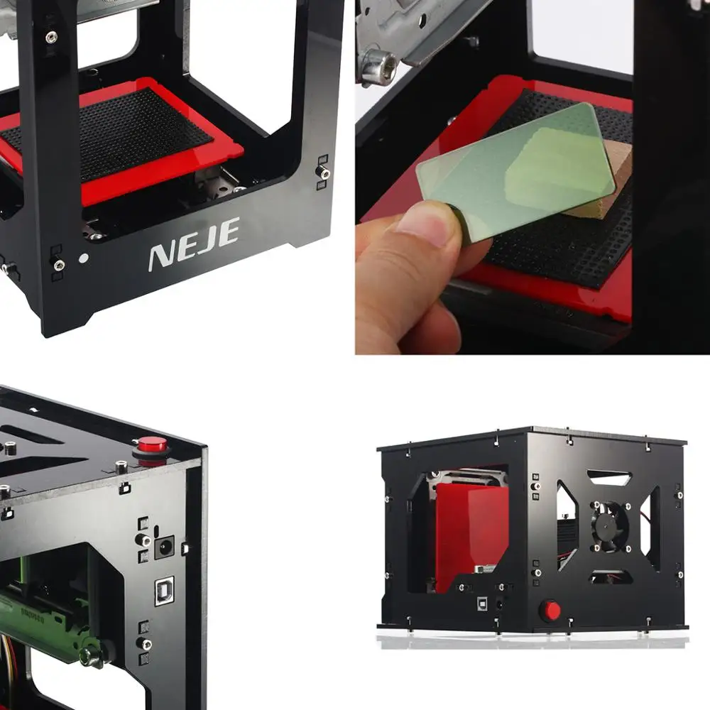 NEJE 1000 мВт Лазерная Гравировальная Машина 405nm AI Smart support app CNC лазерный гравер для