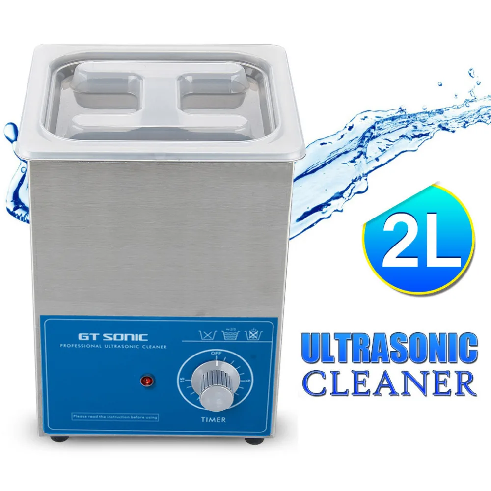 GT Sonic VGT 1620T 2L Ultrasonic Cleaner 220/240V Timer Setting