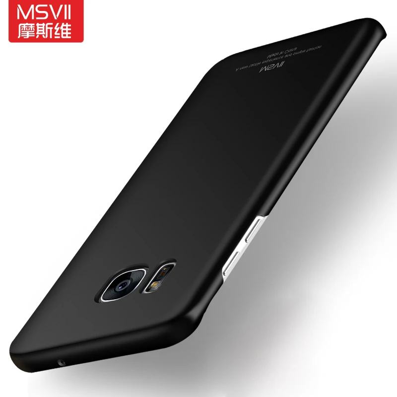 Роскошные S8 плюс Msvii тонкий жесткий корпус для Samsung Galaxy S7 края Примечание 8 задняя