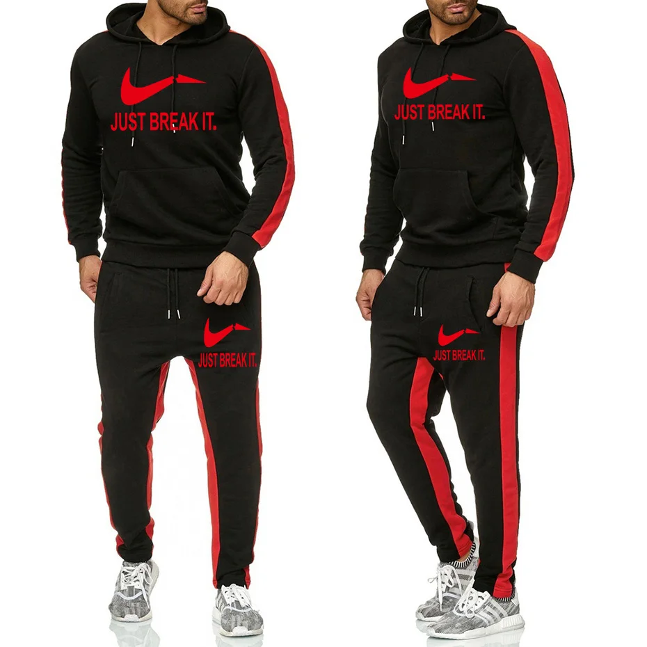 

2019 Hot Sale Winter Suit Men Sportswear Print Men Hoodies+Pants Suit Autumn Hip Hop Men's tracksuit Sweatshirts Clothing sets