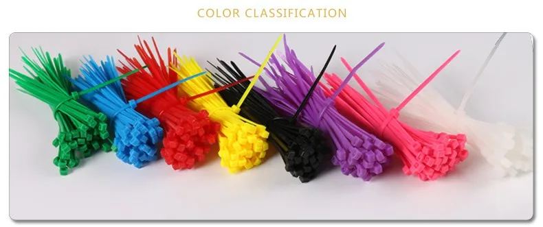 colorful cable tie
