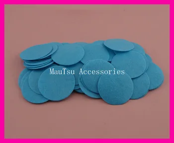 

200PCS 5.0cm 2.0" Aqua-blue round felt pads appliques for flower and brooches' back,round felt spacers,non-woven Circles patches