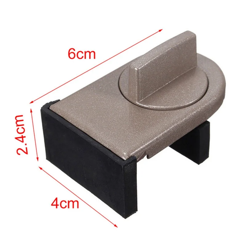 

Adjustable Aluminum Alloy Door Window Lock Stopper Wedge with Rubber Covered for Sliding Window New