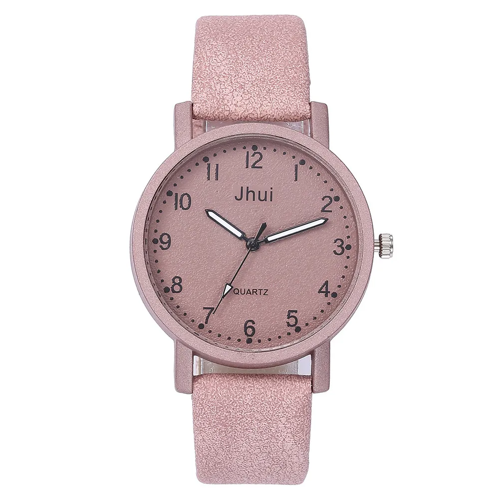 

Women's Casual Quartz Leather Band New Strap Watch Analog Wrist Rose Gold Women Watch Steel Luxury Ladies Watch Creative NewA40