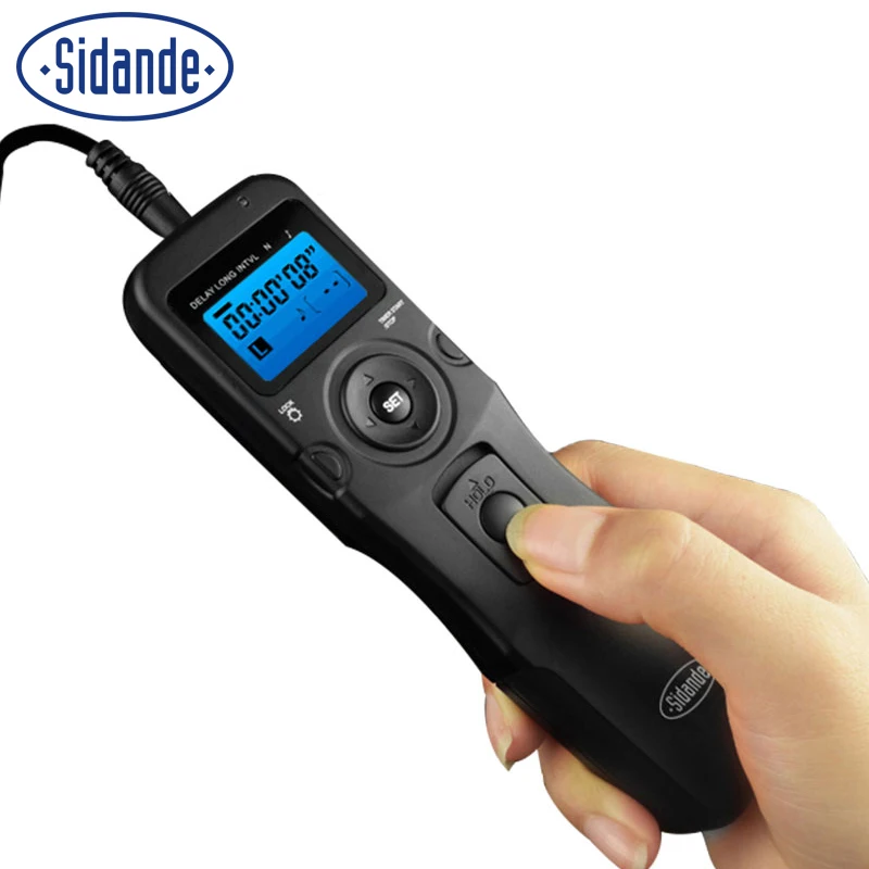 

Sidande Digital Camera Remote Controller LCD Timer Shutter Release Remote Control for Canon Nikon Sony Samsung Pentax etc