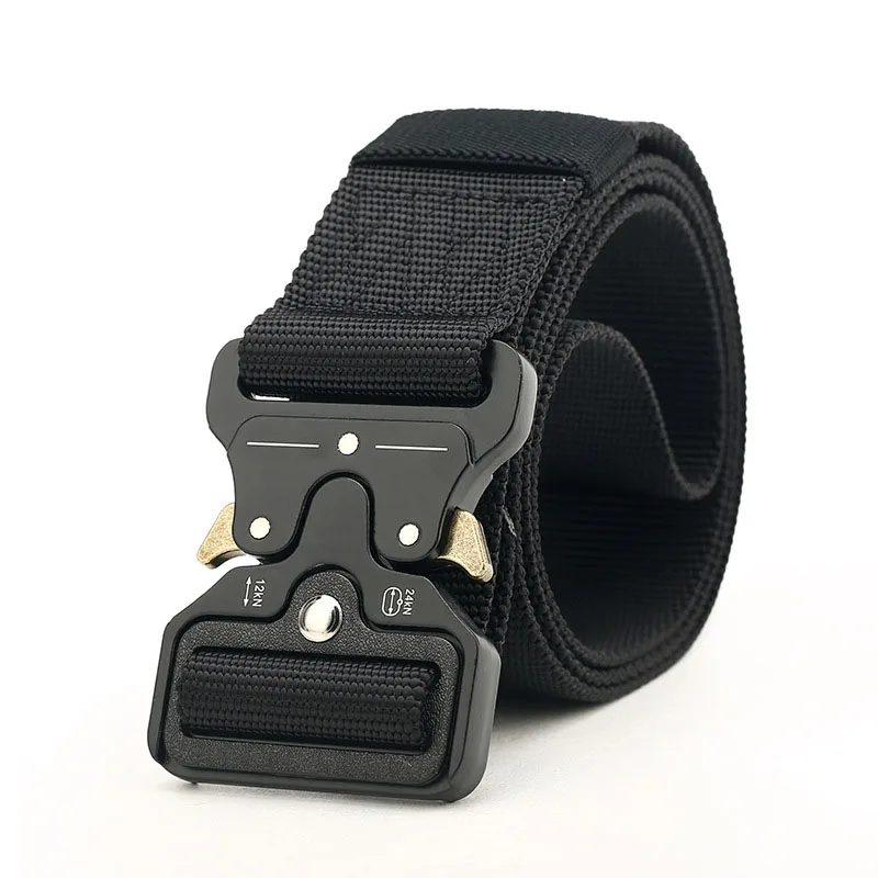 

2019 New Men SWAT Blackhawk Canvas Multifunctional Combat Belts Outdoor Cobra Buckle Training Canvas Combat Military Nylon Belts