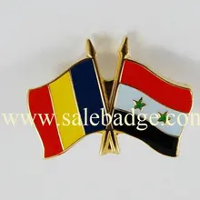 Пользовательский Металлический арабский военный жесткий флаг из эмали коллекция булавок