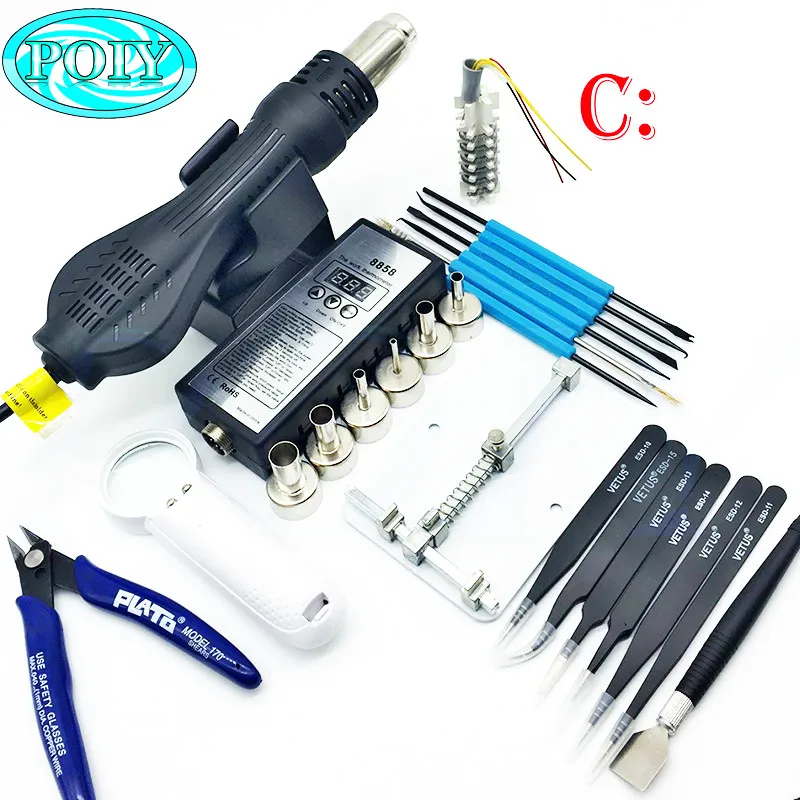 SS-917C Dust Free Working Room Anti Dust Working Bench Adjustable Wind Cleaning Room For Phone Refurbish Repair Workbench