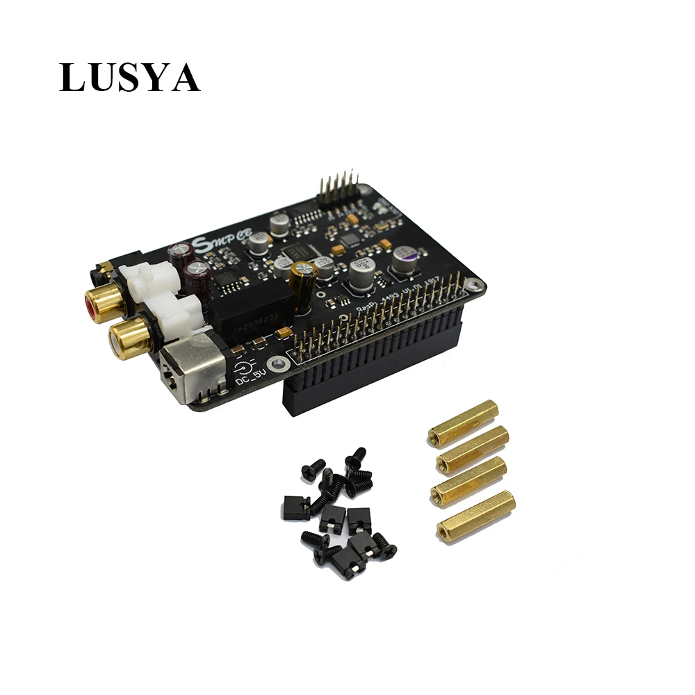 Декодер DAC Lusya AK4493 цифровой сетевой плеер I2S 32 бит 384 кГц DSD128 для Raspberry Pi 2B 3B + 4B