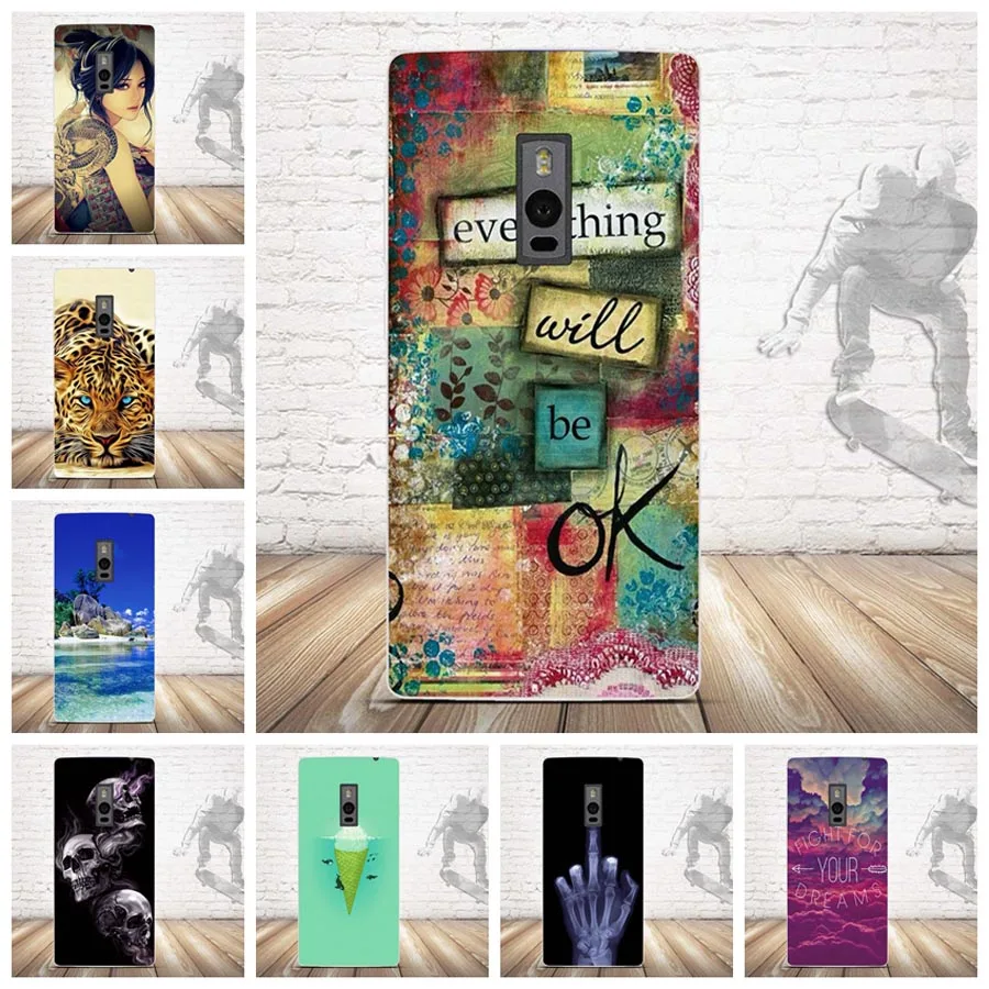 TPU Soft Silicon Case Cover For Oneplus two Phone Silicone thin Cartoon Back Fundas One Plus Two Capa | Мобильные телефоны и
