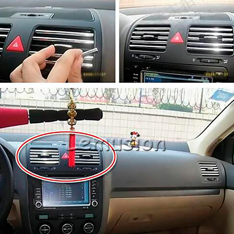 ZD 3M DIY автомобильные интерьерные молдинги хромированная полоса для Mercedes Alfa Romeo Fiat