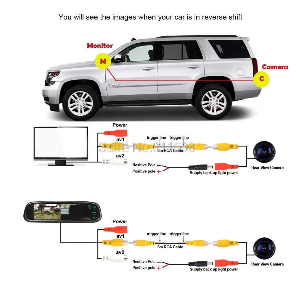 Для Toyota RAV4 RAV 4 2000-2012 Автомобильная камера заднего вида с функцией ночного видения светодиодный заднего вида камера заднего вида для парковки