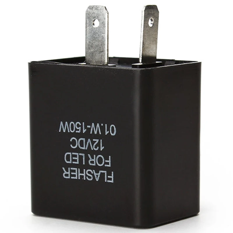 Jxlclyl 12v 2pin Motorcycle Electronic Led Turn Signal Indicator Flasher Blinker Relay