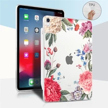 MTT Мягкий ТПУ чехол для iPad Pro 12,9 дюйма выпуск A1876 A2014 A1895 A003 цветочный принт задняя крышка защитный чехол для планшета