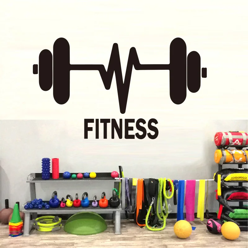 

Muyuchunhua Health and Fitness Wall Stickers For GYM Decor Removable Decor Wall Decals Fashion Decal Creative Waterproof