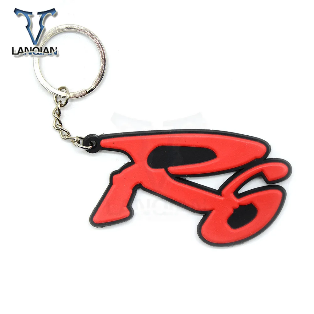 

Motorcycle Model universal Keychain Keyring Key Chain Key Ring Holder soft Rubber for Yamaha YZF R6