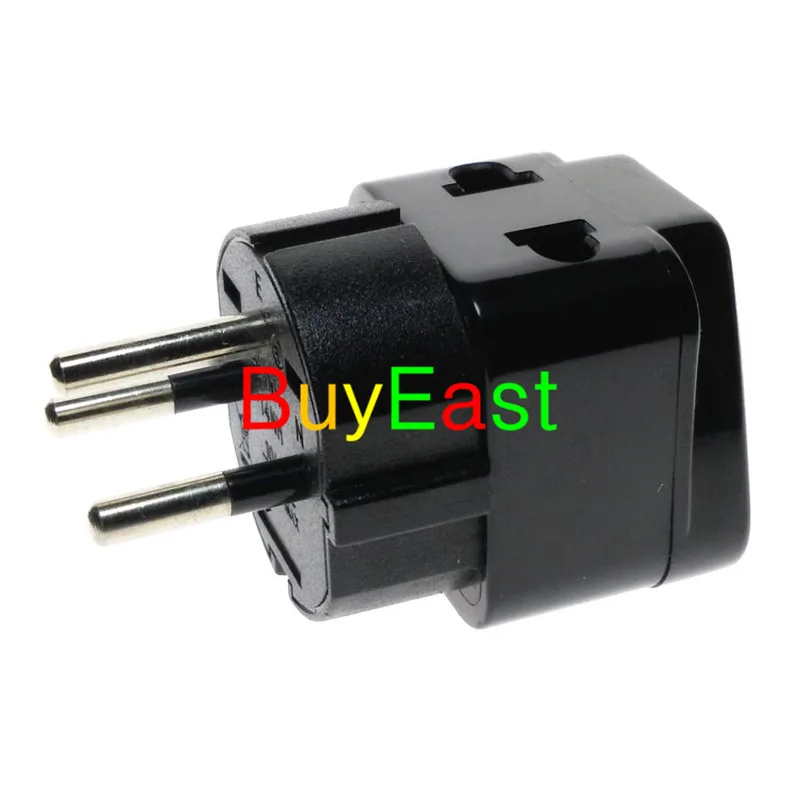 2 X Израиль Travel Adapter 2 Way Outlet Мощность Plug изменить AU/США/ЕС/UK. к израильские 3 Pin заземлением адаптер 10A 250 В