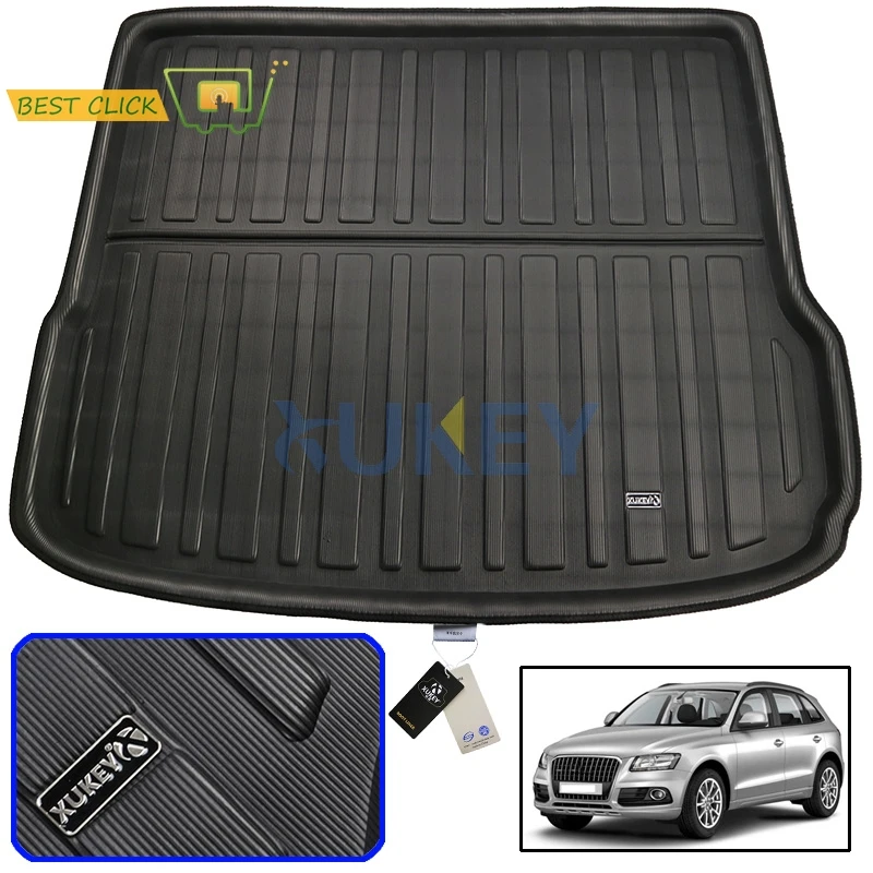 Подходит для AUDI Q5 SQ5 2008 2017 задний багажник ЛОТОК загрузки лайнер грузовой коврик