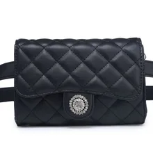 Женская поясная сумка celula модное украшение с бриллиантами поясная сумка из искусственной кожи с ремнем для девочек-подростков, кошелек для сотового телефона