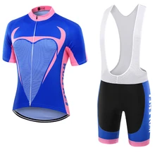 Wolfkei MTB летние Велосипеды Джерси с коротким рукавом и плотно велотрусы гель pad наборы команда велосипед одежда Ciclismo велосипед одежда человек