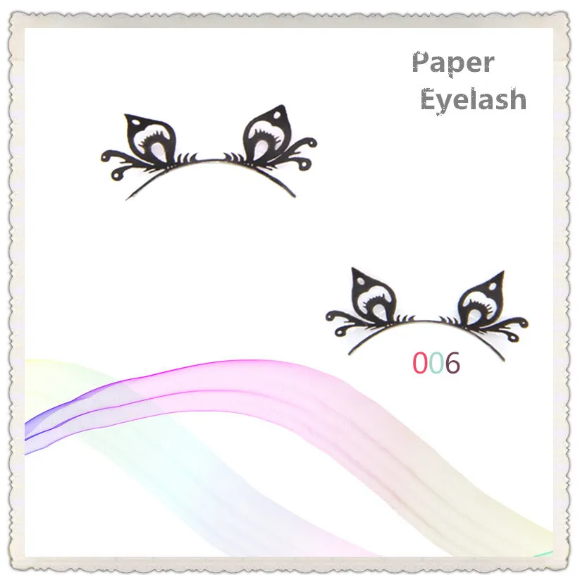 

Paper cutting false eyelashes fashion art eyeliner stickers a variety of styles eyelash extension
