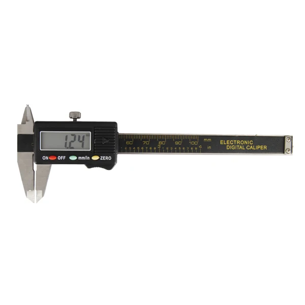 

0-100mm 0.01mm LCD Electronic Digital Vernier Caliper Stainless Steel Rule Gauge Micrometer Measuring Tool with Box