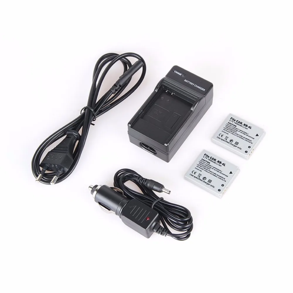 Dual Ladegerät USB 2x Akku NB 4L für Canon IXY Wireless Duo Akku Ladegerät für Panasonic Lumix DMC TZ4 DMC TZ15 CGA