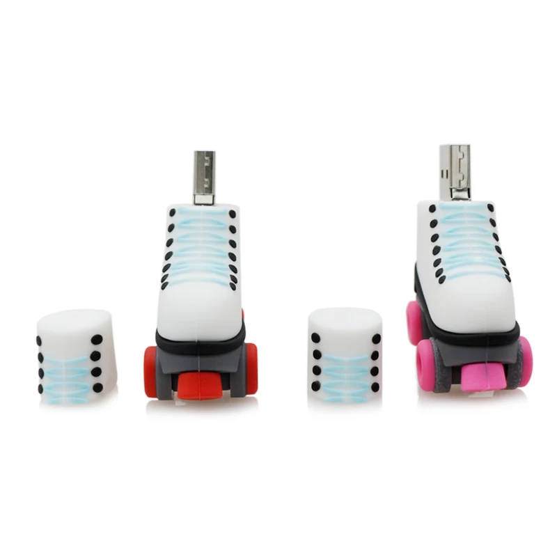 Usb 2.0 pendrive 4G 8G 16G 32G roller skate pen drives Flash drive