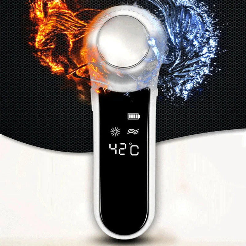 

Ultrasonic Vibration Hot Cold Firming Face Fast Shrink Pore Rejuvenation Ultrasound Spa Beauty Equipment Face Lifting Skin Care