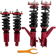 NOVO Adj. Altura EM2 Kit de Suspensão Coilover Para Honda Civic 2001-2005 Acura RSX 2002 03 04 05 2006 Bobina Strut shock Absorber
