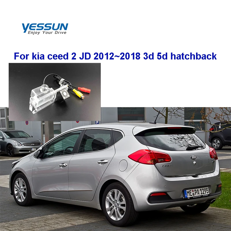 

Yessun HD CCD Night Vision Car Rear View Reverse Backup Camera Waterproof For kia ceed 2 JD 2012~2018 3d 5d hatchback