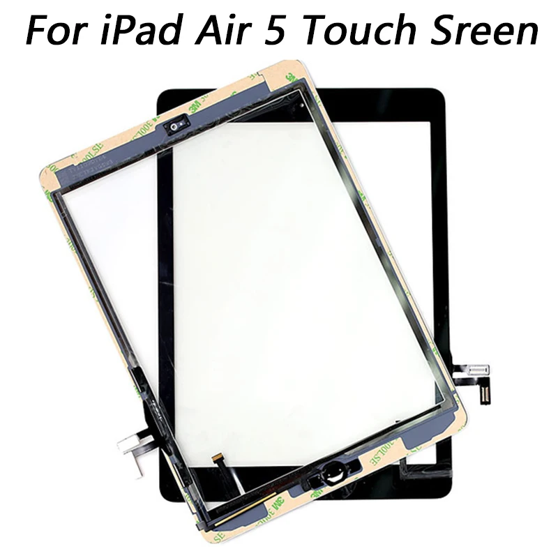

for iPad Air 1st A1474 A1475 A1476 for iPad 5 Touch Screen Replacement with Home Button Camera Holder Adhesive