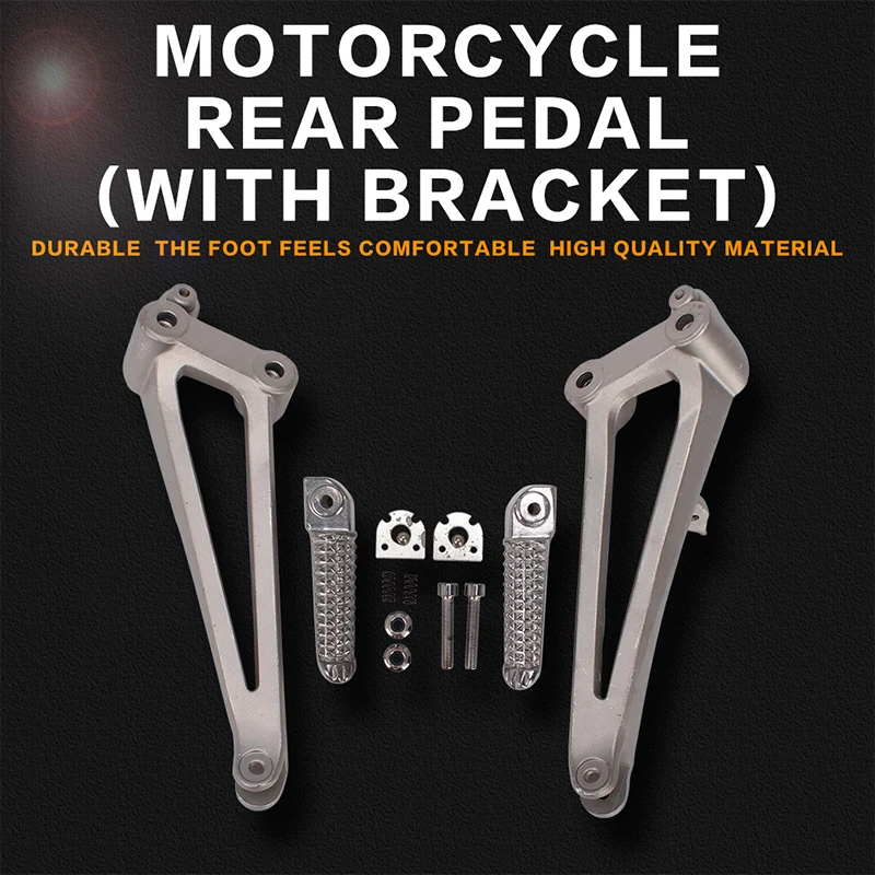 

Motorcycle Aluminium Rear Footrests Bracket Kit Foot Pegs Rest Assembly For Yamaha YZF1000 R1 2009 2010 2011 YZF R1 YZF-R1