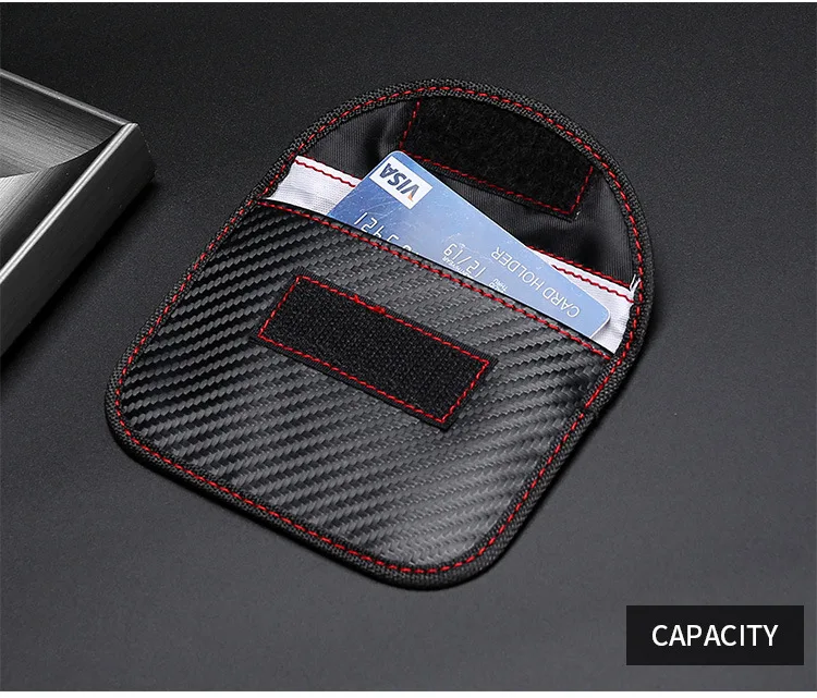 Два типа стиль держатель ключа кошелечного типа крюк и петля RFID Блокировка ключа автомобиля крышка Мода углеродного волокна шаблон дистанционного ключа чехол Портативный