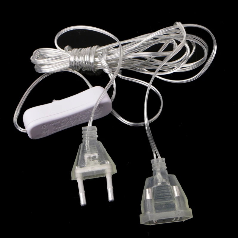 

100W EU Plug Male To Female Power Supply AC Adapter Extension Cable Cord 3m 5m-M28