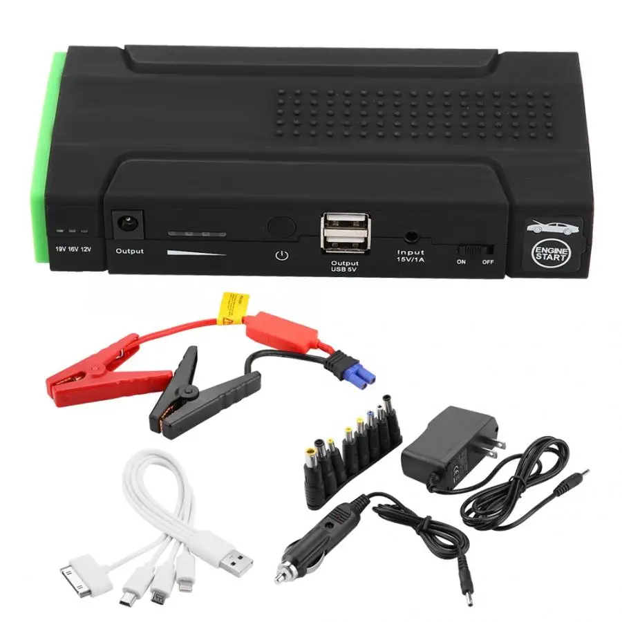

Universal car jump starter power bank Universal 12V Car Jump Starter Portable Battery Charger Power Bank US Plug 110V-240V