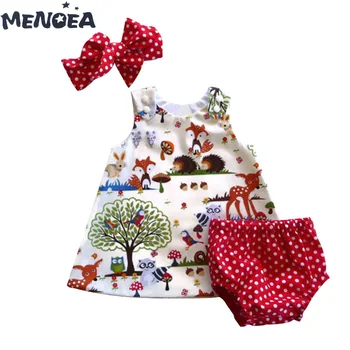 

Menoea Baby Rompers 2020 New Summer Newborn Clothes Cotton Round Neck Baby Girls Clothing Set 0-24M Party Kids Jumpsuit