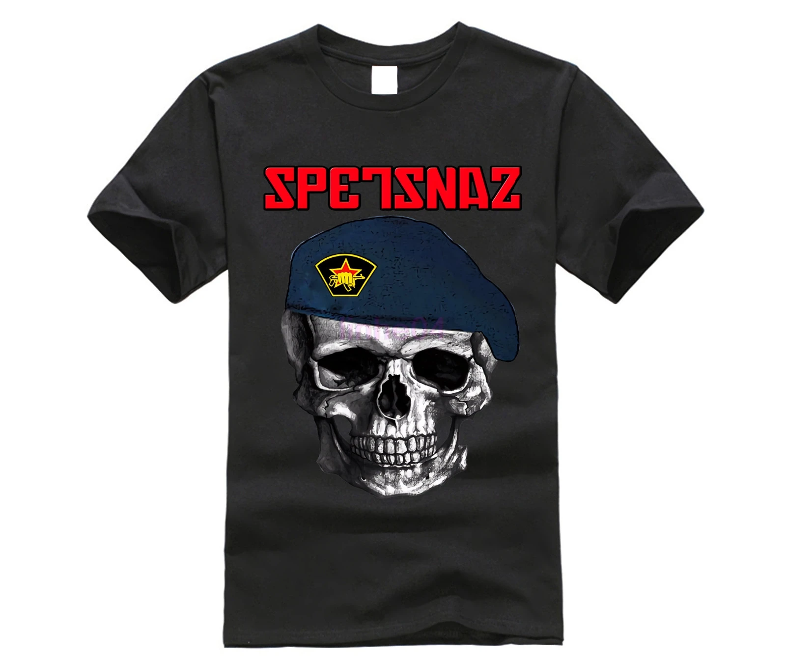

2017 Brand Clothing Tee Shirts homme fashion men tops SPETSNAZ RUSSIAN SPECIAL FORCES NEW AMAZING GRAPHIC Men T shirt