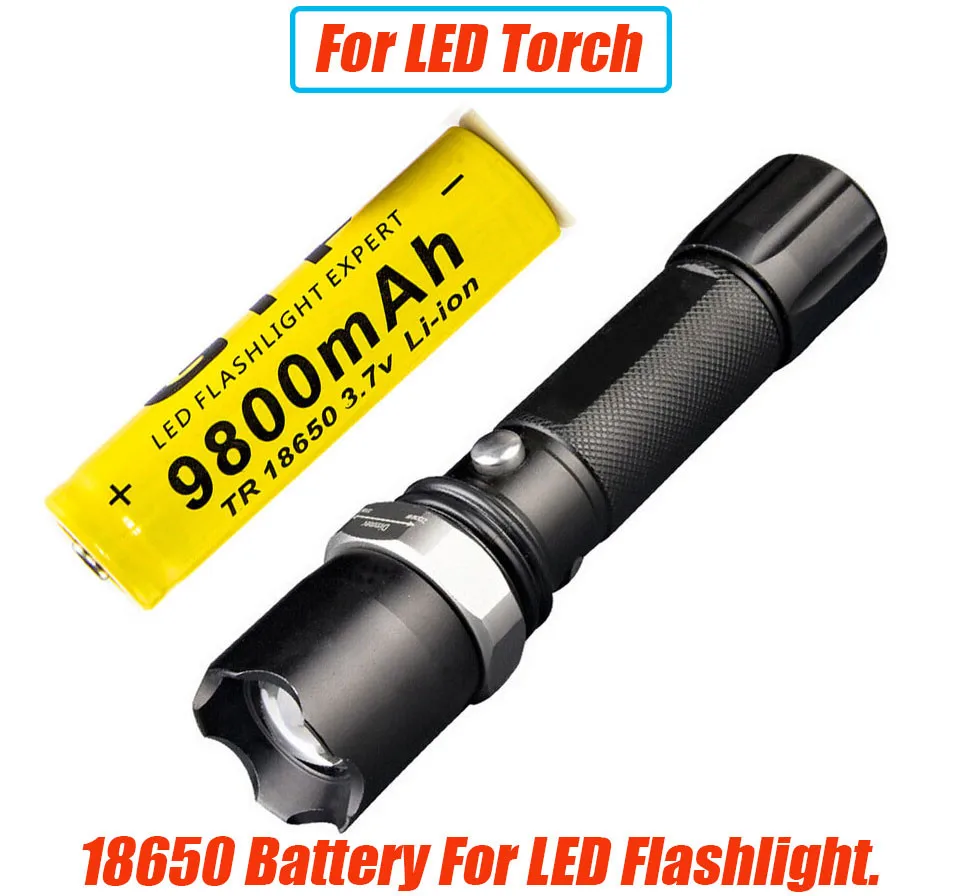 18650 battery for led flashlight