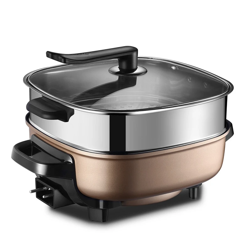 DMWD 6L Multifunctional Home Electric Cooker Skillets Hotpot Crepe