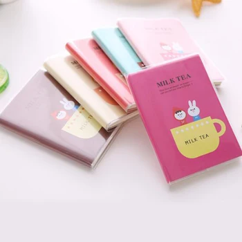 

Afternoon Tea Notebook Simple Multi Color Portable Waterproof Portable Notebook Traveler Notebook Office Supplies