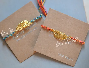 

Lotus Mann Lutasiman Wings of Hope 6-color rope blessing bracelet two color into